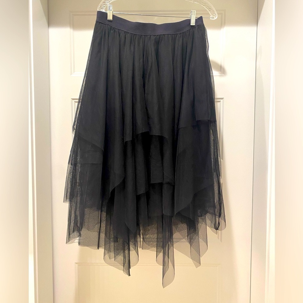 Bailey 44 Black Tulle Skirt (Size Large (12))